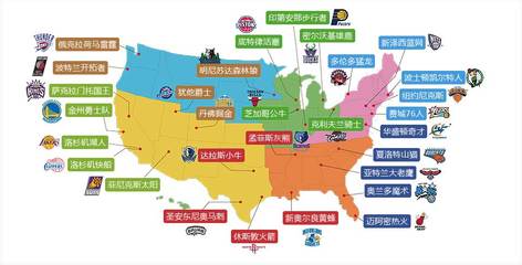 NBA各球队名称、所在城市及赛区（原创） 英超球队所在城市