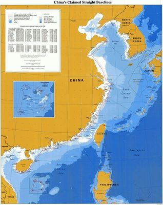 中国领海 如何划分领海的12海里