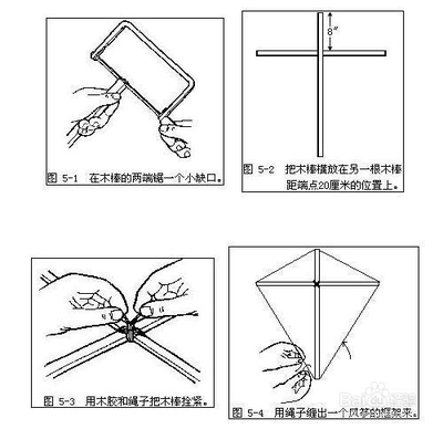 如何自制风筝 怎样做风筝 自制风筝教程