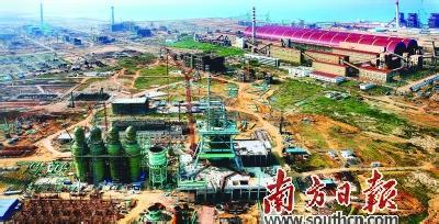建设中的湛江钢铁厂 湛江钢铁厂最新招聘