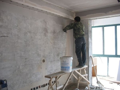 墙面处理施工过程 刮腻子施工流程