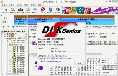 DiskGenius_V4.7.1.127专业单文件注册版+经典版 diskgeniusv4.7注册码