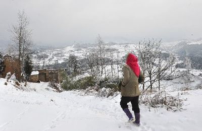 东北大雪影响，T262次晚点10个小时 东北大雪