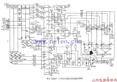 海尔全自动洗衣机控制电路基本原理 海尔免清洗洗衣机原理