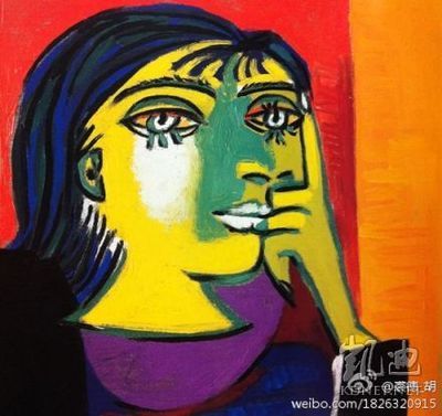 多拉·玛尔们——毕加索画中的女性 多拉.玛尔的肖像