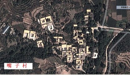 西黄村镇各村卫星地图 藁城各村地图