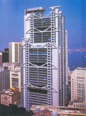 香港汇丰银行大厦建筑设计——组图 香港汇丰银行总行大厦