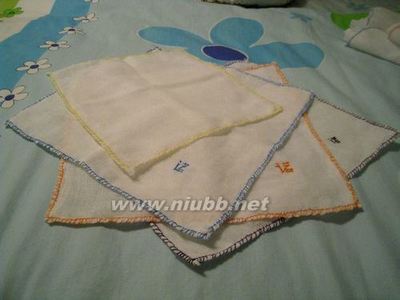 妈妈手工---给宝宝做纱布手帕和方尿布 纱布手帕