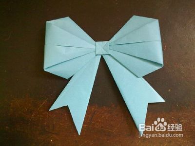 怎么用纸折蝴蝶结 精 怎么用纸叠蝴蝶结