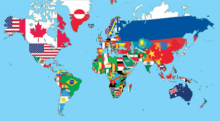 全世界有多少个国家？ 全球哪个国家最大了啊