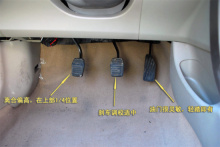 油门刹车离合器的位置 油门和刹车的位置图片