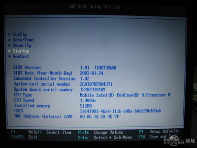 IBMx41笔记本重装操作系统的经历 ibm x41 指纹如何用