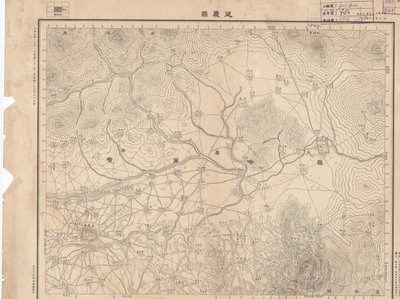 北京延庆民国军用地图 北京市延庆区地图