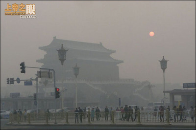 北京空气污染严重 北京地图