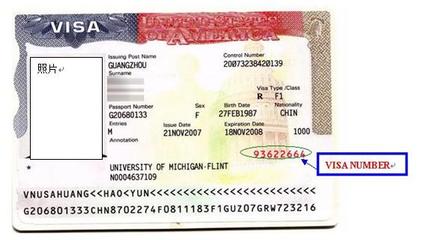 美签证的签证号码visanumber是什么？ 美签证ap会更新几次