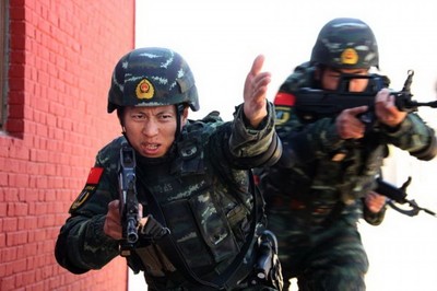 中国大陆各省市武警或特警突击队名称 猎鹰突击队女子特警队
