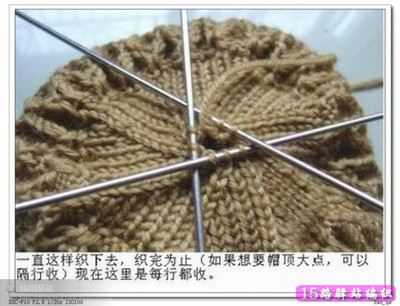 中老年女士毛线帽子的织法详细教程，两种戴法 女士毛线帽子的织法