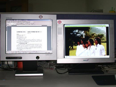 一台电脑接两个显示器，双屏显示介绍 双屏显示器连接