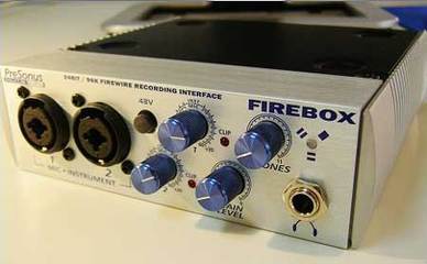新买一个PreSonusFirebox火线声卡 presonus firebox