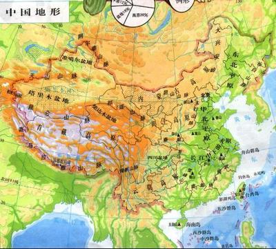 中国山脉分布图 中国山脉分布图高清版