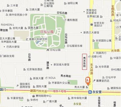 美国学生签证北京大使馆地址:安家楼，秀水街（图）
