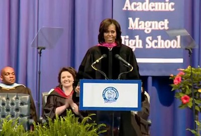 美国第一夫人米歇尔·奥巴马高中毕业典礼演讲（自翻） 米歇尔奥巴马