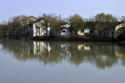 游江苏溱湖国家湿地公园 江苏泰州溱湖湿地