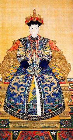 清朝历代皇后真人画像 清朝历代皇后画像