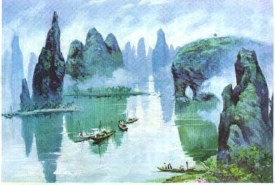 《桂林山水》作者：陈淼（五年级课文）