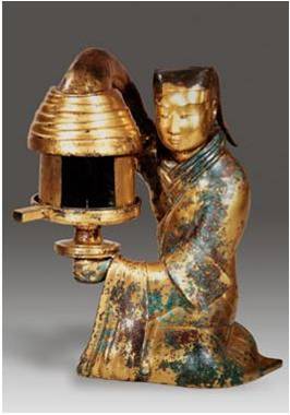 长信宫灯——两千年前的中华环保灯 （图） 西汉长信宫灯