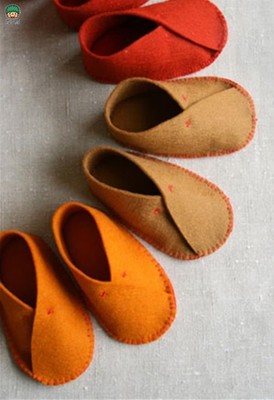 婴儿鞋的做法、拖鞋的做法 手工棉拖鞋的做法视频