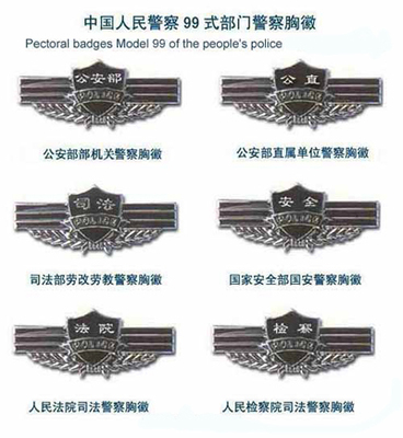 解读中华人民共和国人民警察警衔等级与肩章标志 警衔等级肩章