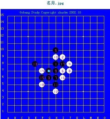 五子棋二十六种开局 五子棋口诀表