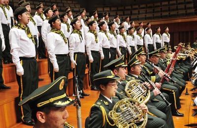 武警文工团大型男声合唱音乐会 心爱 合唱音乐会