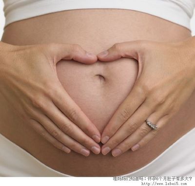 怀孕四个月胎儿图 怀男孩的孕妇肚子图