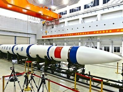 中国快舟火箭首创星箭一体化技术 快舟十一号