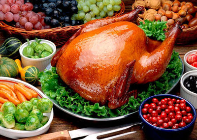美国人过感恩节的火鸡是啥样子（图） 感恩节吃火鸡