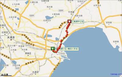 塘沽821路公交线路[点击查看地图线路] 天津塘沽公交线路查询
