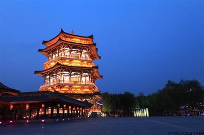 大唐芙蓉园夜景(共20张图片) 大唐芙蓉园夜景