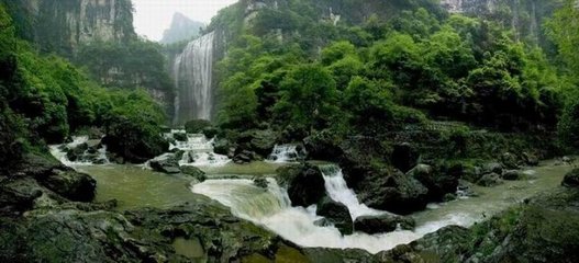 白果树瀑布宜昌晓峰胜景 宜昌三峡大瀑布宾馆