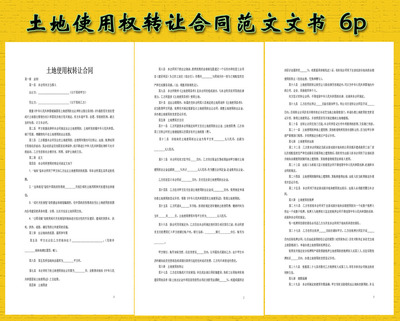 非法转让土地使用权的三种形式与相应法律责任 土地使用权转让合同