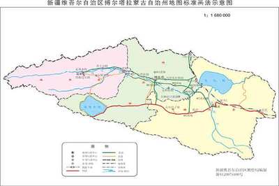 博尔塔拉蒙古自治州 新疆博尔塔拉地图