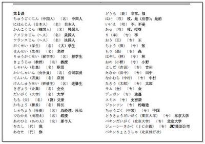 新版中日交流标准日语入门五十音图 新版中日交流免激活版