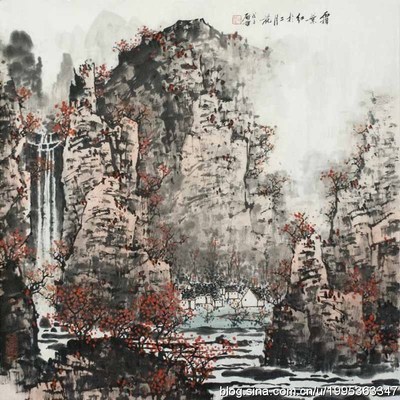 中国著名山水画家白雪石儿子的经典作品集合 著名山水画家吴传华