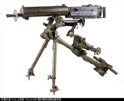 中国民国24年式7.92毫米水冷马克沁重机枪传奇 马克沁重机枪原理动画