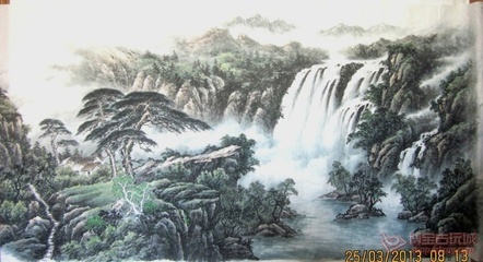 “中国经典山水画”一百幅 中国画山水画横幅大图