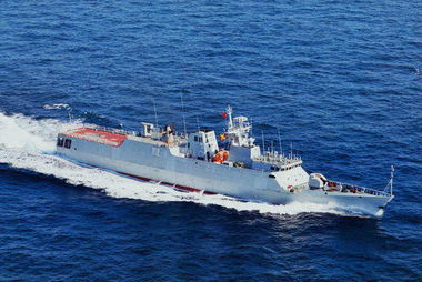 中国新型056型导弹护卫舰 056护卫舰导弹打完
