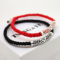 (3)红绳手链常用编法（十一）之同心结 红绳手链的编法大全