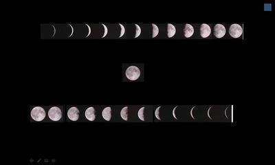 《月相变化》课堂实录 一个月的月相变化图