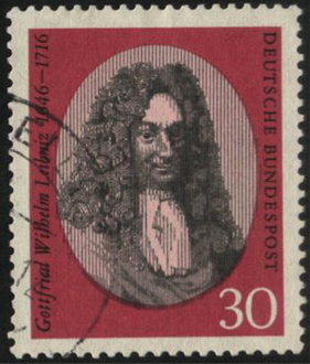 邮票上的人物--微积分的创始人莱布尼茨 人物邮票